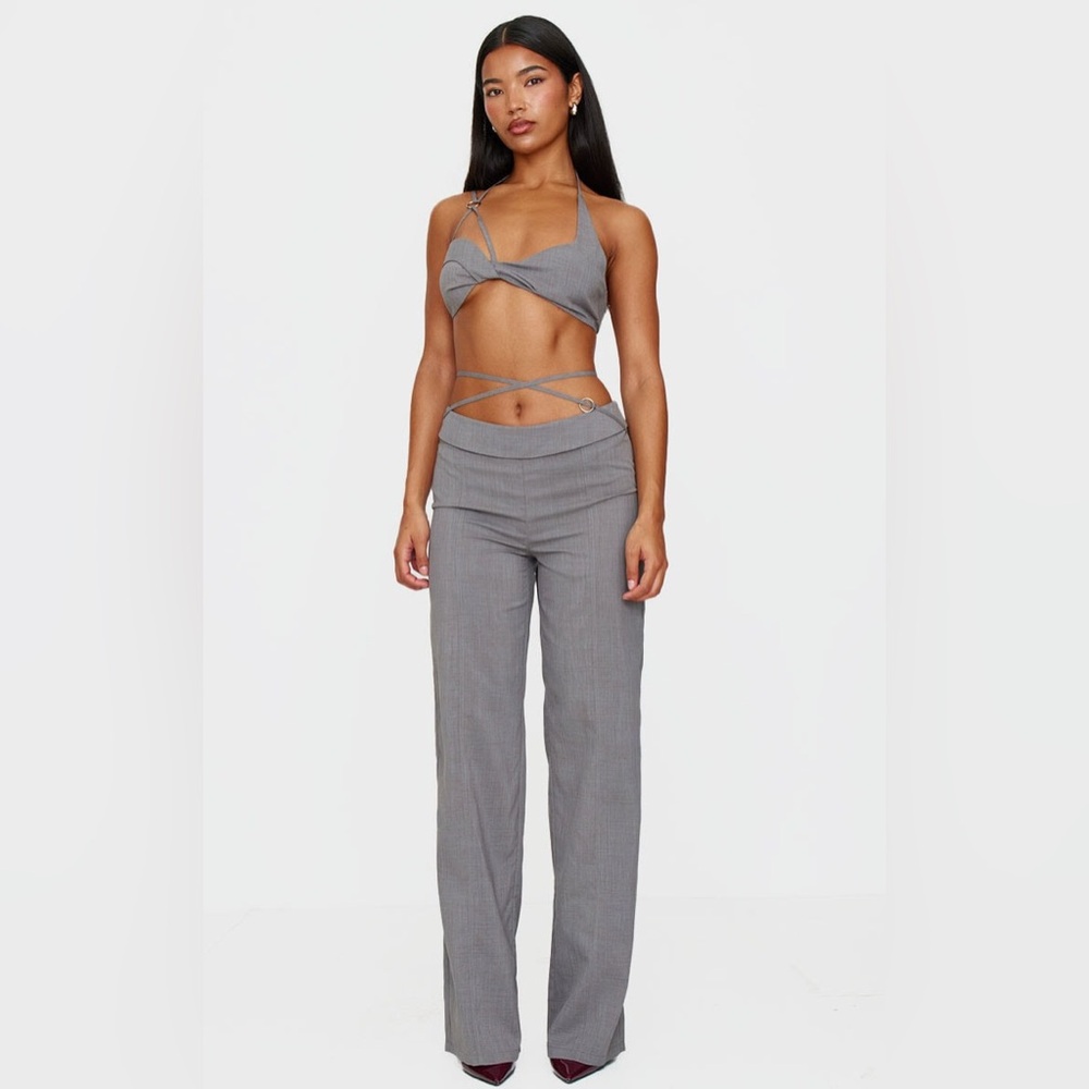 Gray Two Piece Set - Picture 2 of 3